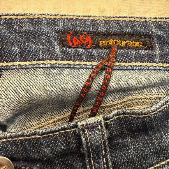AG- Adriano Goldschmied Entourage cropped jeans size 27R - Picture 2 of 8